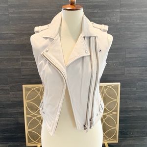 IRO “Suga” Leather Moto Vest